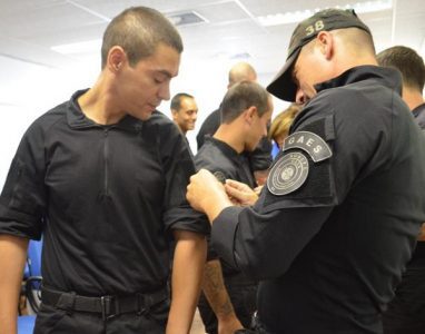 Novos agentes penitenciários passam a integrar a equipe responsável pelas táticas de intervenção prisional no estado (Foto: Caroline Paiva/Susepe)