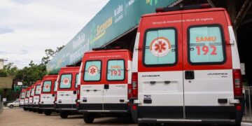 Estado receberá 61 ambulâncias para assistência do Samu em municípios