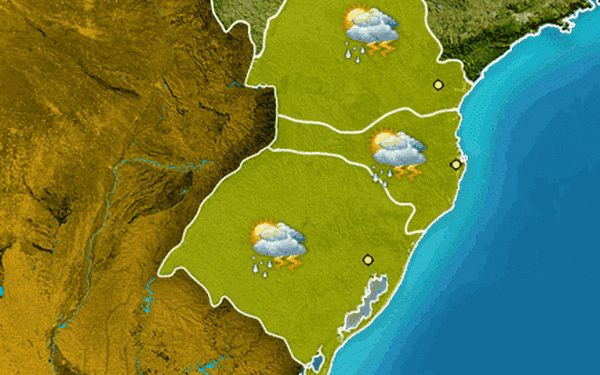 Semana começa com tempo firme e previsão de nova frente fria