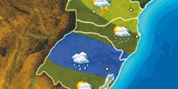 Semana de tempo instável e chuvoso em todo o estado