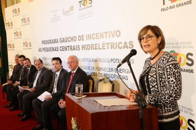 Projeto foi lançado no dia 13 em cerimônia com o governador e a secretária do Ambiente e Desenvolvimento Sustentável, Ana Pellini (Foto: Luiz Chaves/Palácio Piratini)