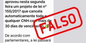 Detran RS alerta para boato sobre cancelamento da CNH