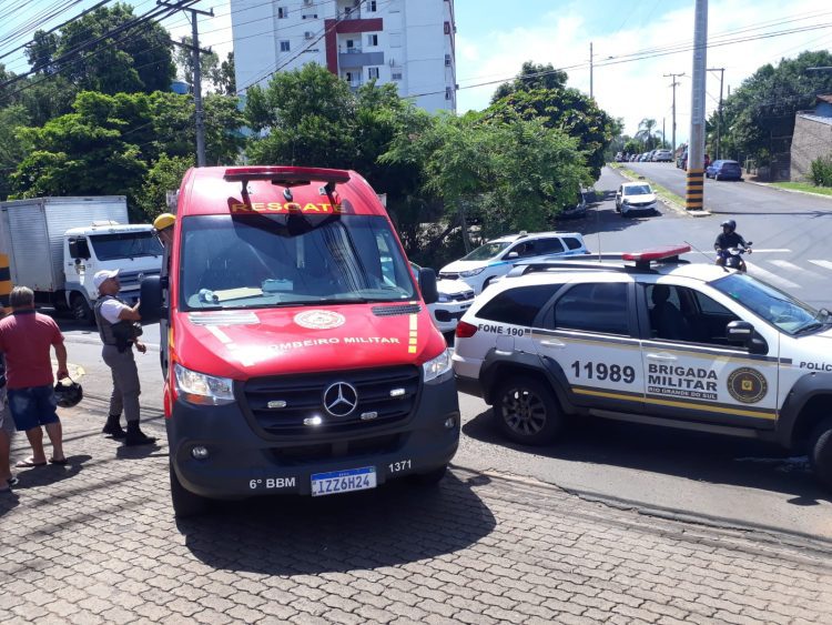 Motociclista fica ferido em acidente de trânsito em Lajeado