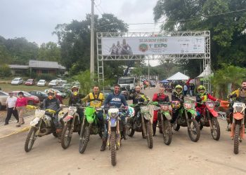 1ª Trilha Beneficente reuniu mais de 150 motos em Coqueiro Baixo