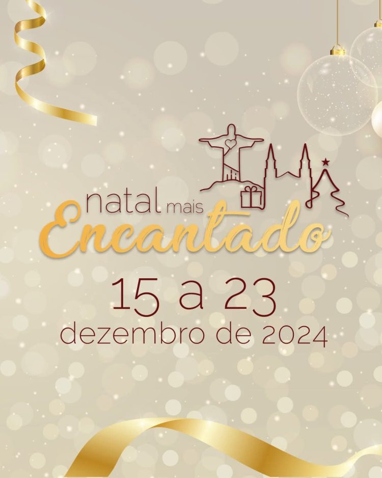 Caminhada Luminosa e chegada do Papai Noel abrem a programação do Natal Mais Encantado