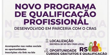 Prefeitura de Roca Sales abre inscrições para cursos profissionalizantes gratuitos em parceria com o Governo do Estado