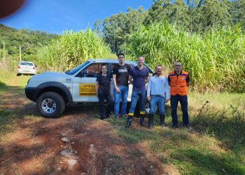 Encantado recebe equipe do Projeto Previne Taquari-Antas para monitoramento de áreas de risco.
