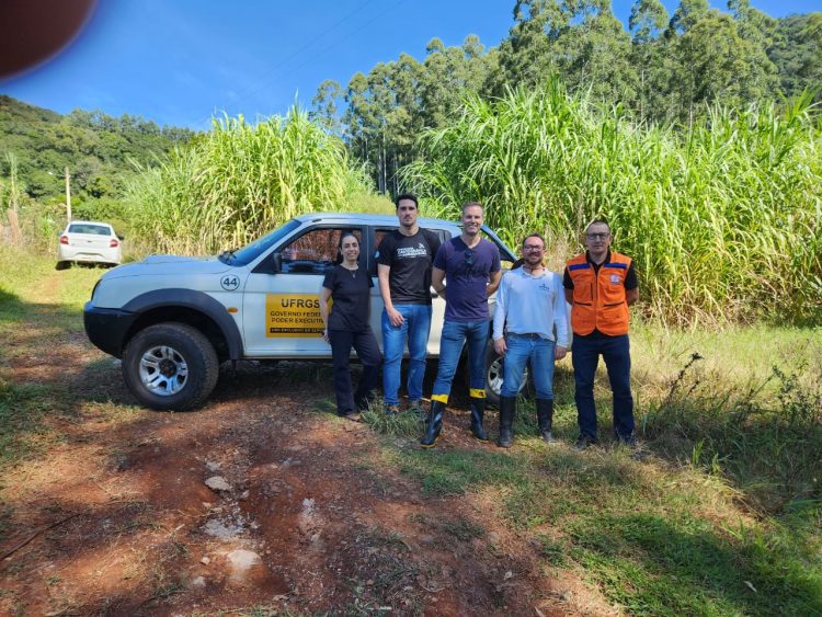 Encantado recebe equipe do Projeto Previne Taquari-Antas para monitoramento de áreas de risco.