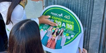 Soberanas intensificam divulgação da Fenachim 40 anos no comércio de Venâncio Aires