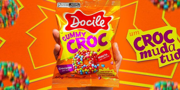 Docile aposta em experiência multissensorial e lança Gummy Croc no Brasil