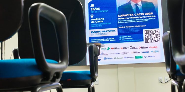 Capacita Cacis promove curso gratuito sobre “Reforma Tributária”