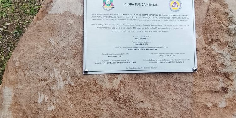 Roca Sales participa de solenidade de lançamento do novo Centro Estadual de Gestão Integrada de Riscos e Desastres