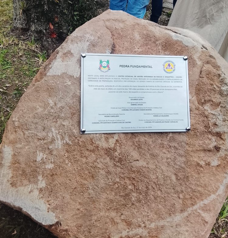 Roca Sales participa de solenidade de lançamento do novo Centro Estadual de Gestão Integrada de Riscos e Desastres