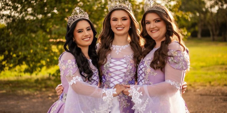 Tabaí apresenta trajes das soberanas inspirados na flor símbolo do município