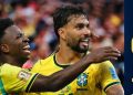 Brasil vence por 3 x 0 e termina fase como líder
