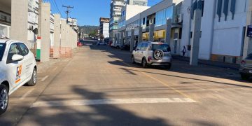 Primeira etapa da Rua do Esporte e Lazer é concluída e trânsito é liberado na Rua Barão do Rio Branco