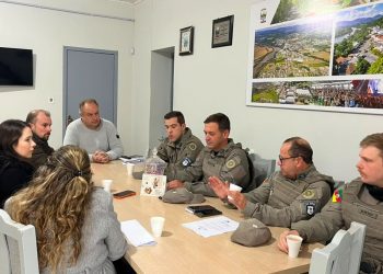 Administração Municipal e forças de segurança alinham ações para reforçar a segurança em Roca Sales
