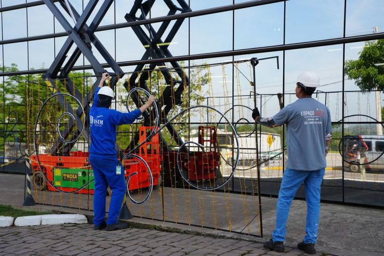ARROIO DO MEIO – Girando Sol prepara decoração com mais de 750 mil lâmpadas para o Natal Iluminado