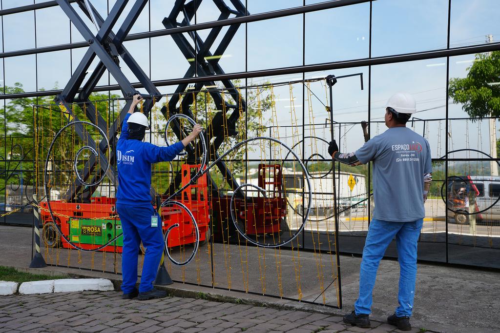 ARROIO DO MEIO – Girando Sol prepara decoração com mais de 750 mil lâmpadas para o Natal Iluminado