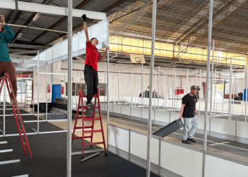 LAJEADO – Expovale Construmóbil inicia montagem dos estandes no Parque do Imigrante