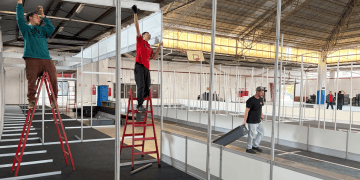 LAJEADO – Expovale Construmóbil inicia montagem dos estandes no Parque do Imigrante