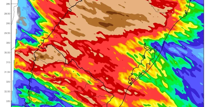 RS – MetSul alerta para sequência de dias com chuva excessiva no Rio Grande do Sul