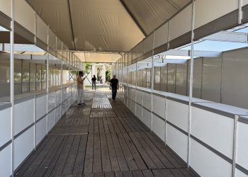 ARROIO DO MEIO – Estrutura da 4ª Feira Agrícola de Arroio do Meio começa a ganhar forma e movimenta Forqueta