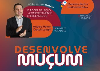 MUÇUM – Desenvolve Muçum promove palestra para a comunidade e encontros de empreendedorismo com estudantes