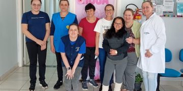 Ações do Outubro Rosa contam com o engajamento das empresas. Mulheres participam de atividades nos locais de trabalho ou nas ESFs