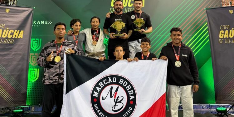 ESTRELA – Dojo Marcão Borba conquista 11 medalhas na Copa Gaúcha de Jiu-Jítsu