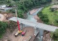 RELVADO/ENCANTADO – Nova ponte sobre o Arroio Jacaré chega a 70% de execução