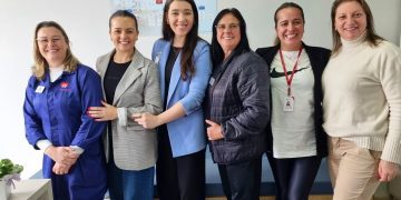 Sandra, Mariclen, Aline, Sandra, Kelen e Regina