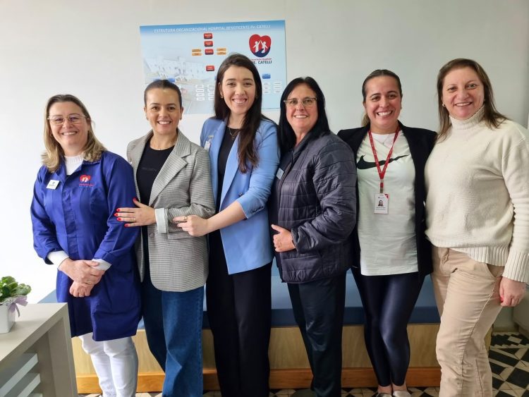 Sandra, Mariclen, Aline, Sandra, Kelen e Regina